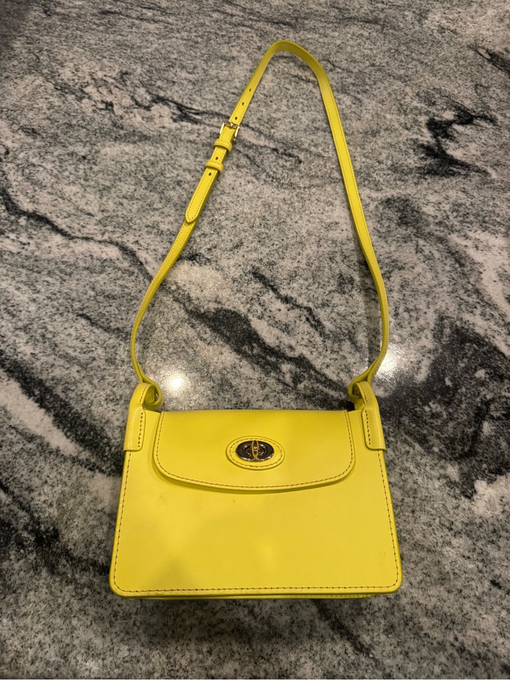 Dooney and Bourke Pinky Crossbody in Yellow